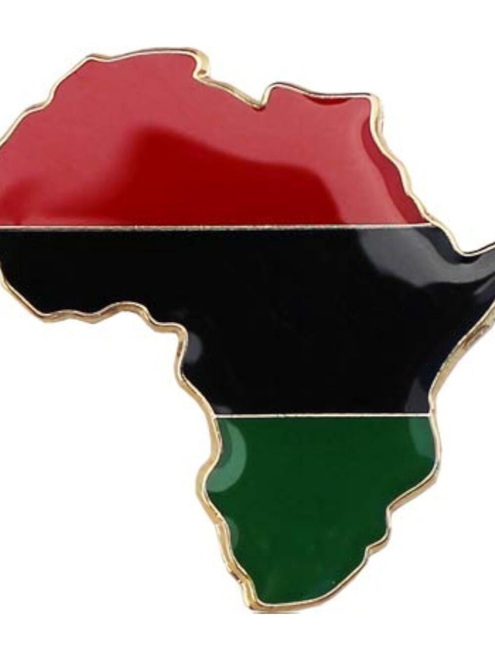 African "MOTHERLAND" Alloy Pin -NIP